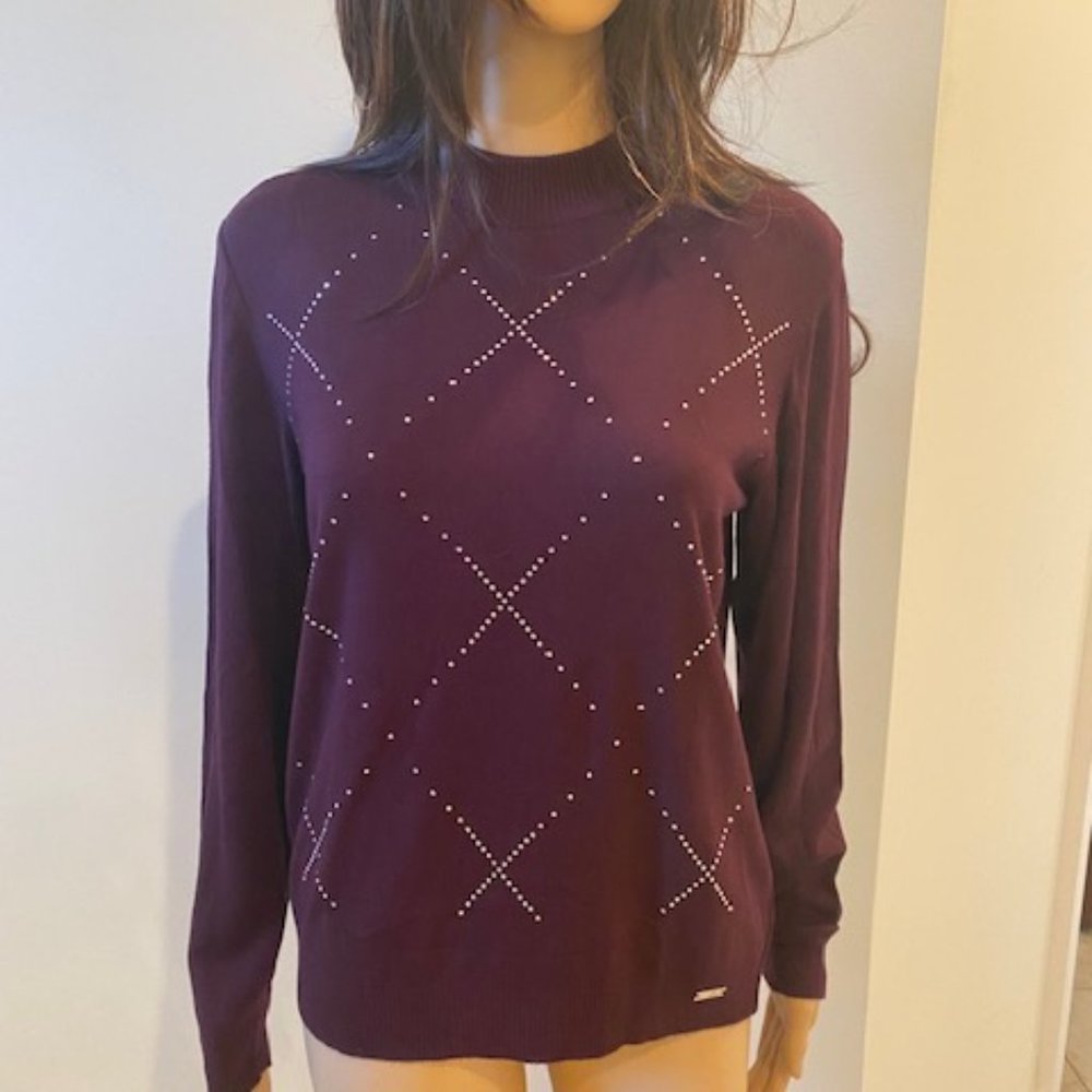 Claret Red Sweater - Picture 2 of 4
